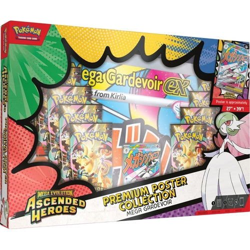 Pokémon TCG: Mega Evolution - Ascended Heroes Premium Poster Collection Box (Assorted) - PokéBox Australia