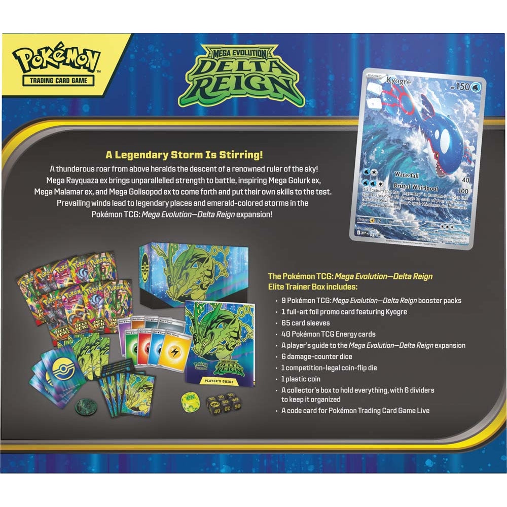 Pokemon TCG: Mega Evolution ME06 - Delta Reign Elite Trainer Box (ETB) - PokéBox Australia