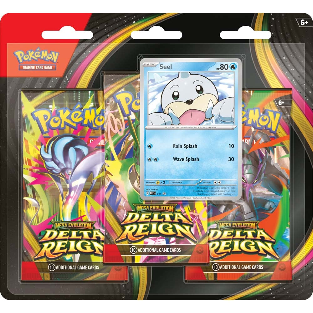Pokemon TCG: Mega Evolution ME06 - Delta Reign 3-Booster Blister