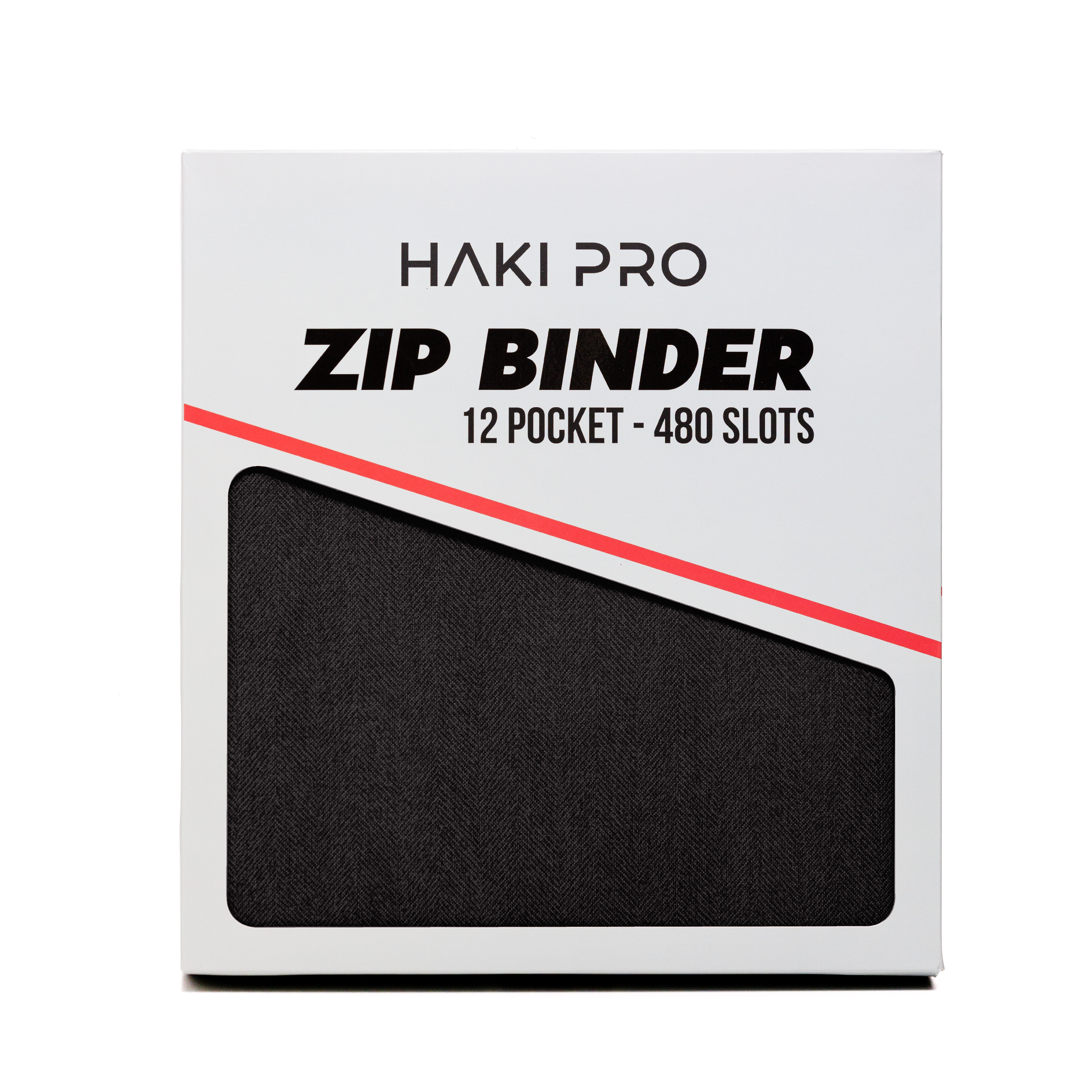 HAKI PRO - Black 12 Pocket Premium Trading Card Binder - PokéBox Australia