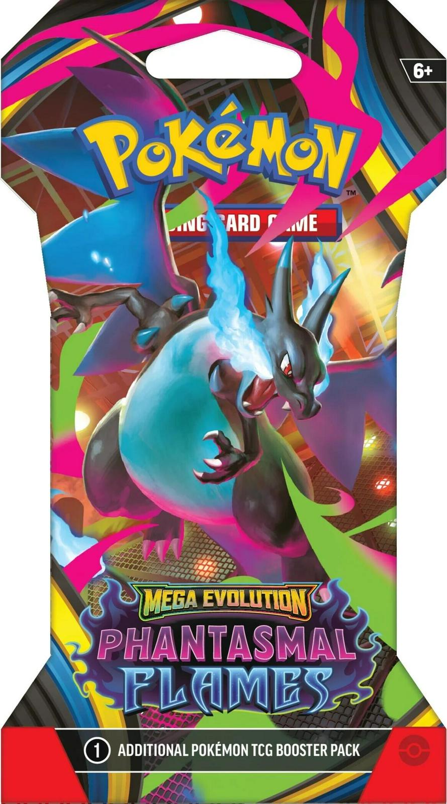 Pokemon TCG: Mega Evolution ME02 - Phantasmal Flames - Sleeved Blister