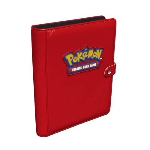 ULTRA PRO Pokémon Premium Red Snap Binder - 4 Pocket - PokéBox Australia