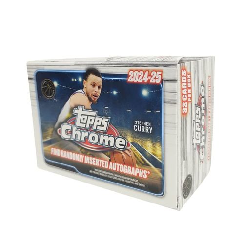 2024/25 Topps Chrome NBA Basketball Value Blaster Box - PokéBox Australia