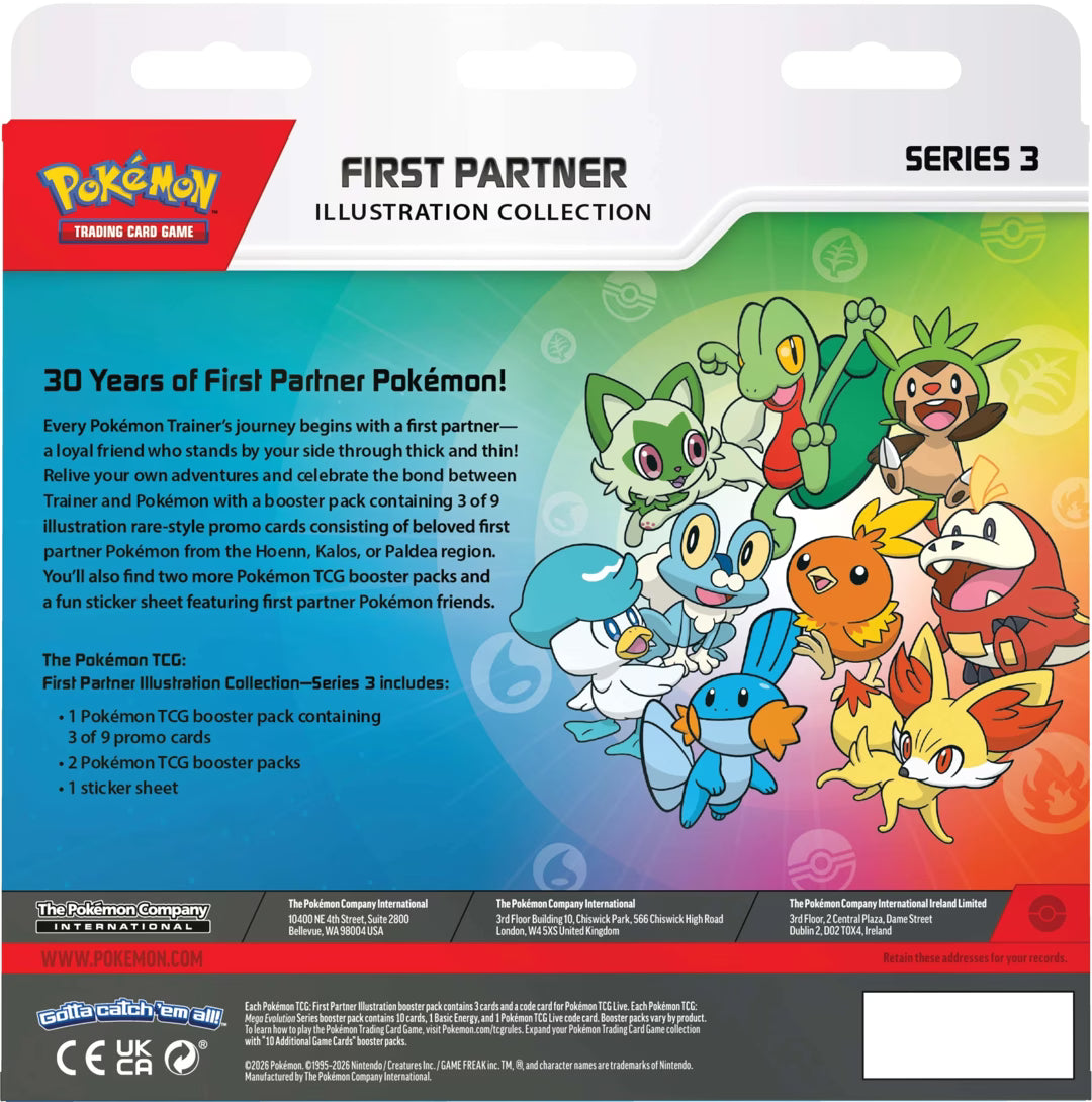 Pokémon TCG: First Partner Illustration Collection - Series 3 - PokéBox Australia