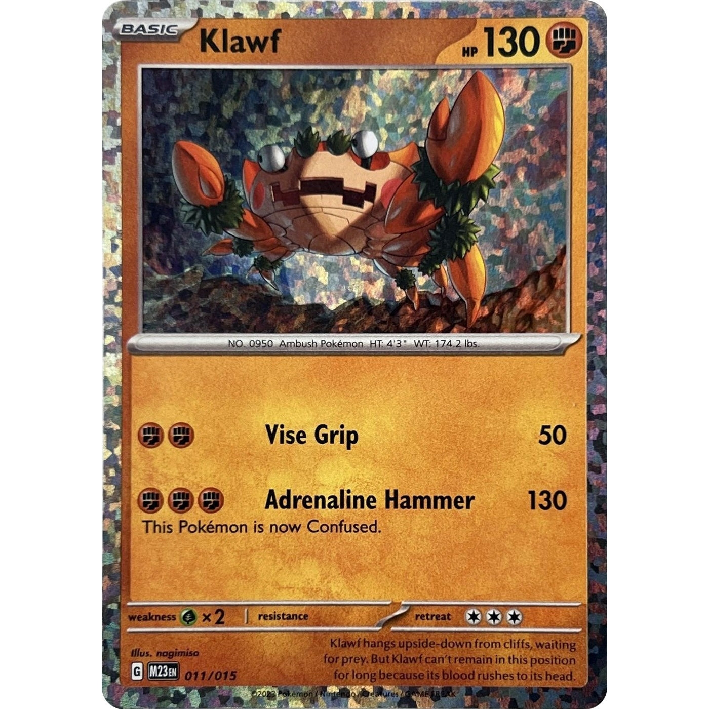 Klawf (011/015) (McDonald's Promos 2023) - PokéBox Australia