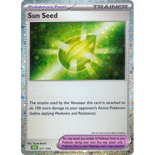 Sun Seed (027/034) (Trading Card Game Classic) - PokéBox Australia