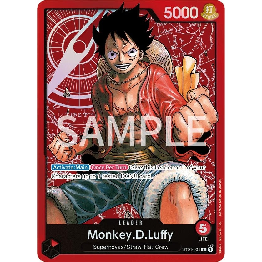 Monkey.D.Luffy (ST01-001) (Revision Pack Cards) - PokéBox Australia