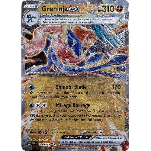 Greninja ex (GameStop Metal Card) (106/167) (Miscellaneous Cards & Products) - PokéBox Australia