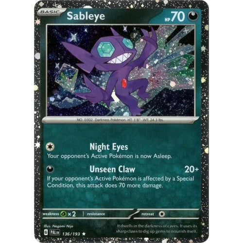 Sableye (Cosmos Holo) (136/193) (Miscellaneous Cards & Products) - PokéBox Australia