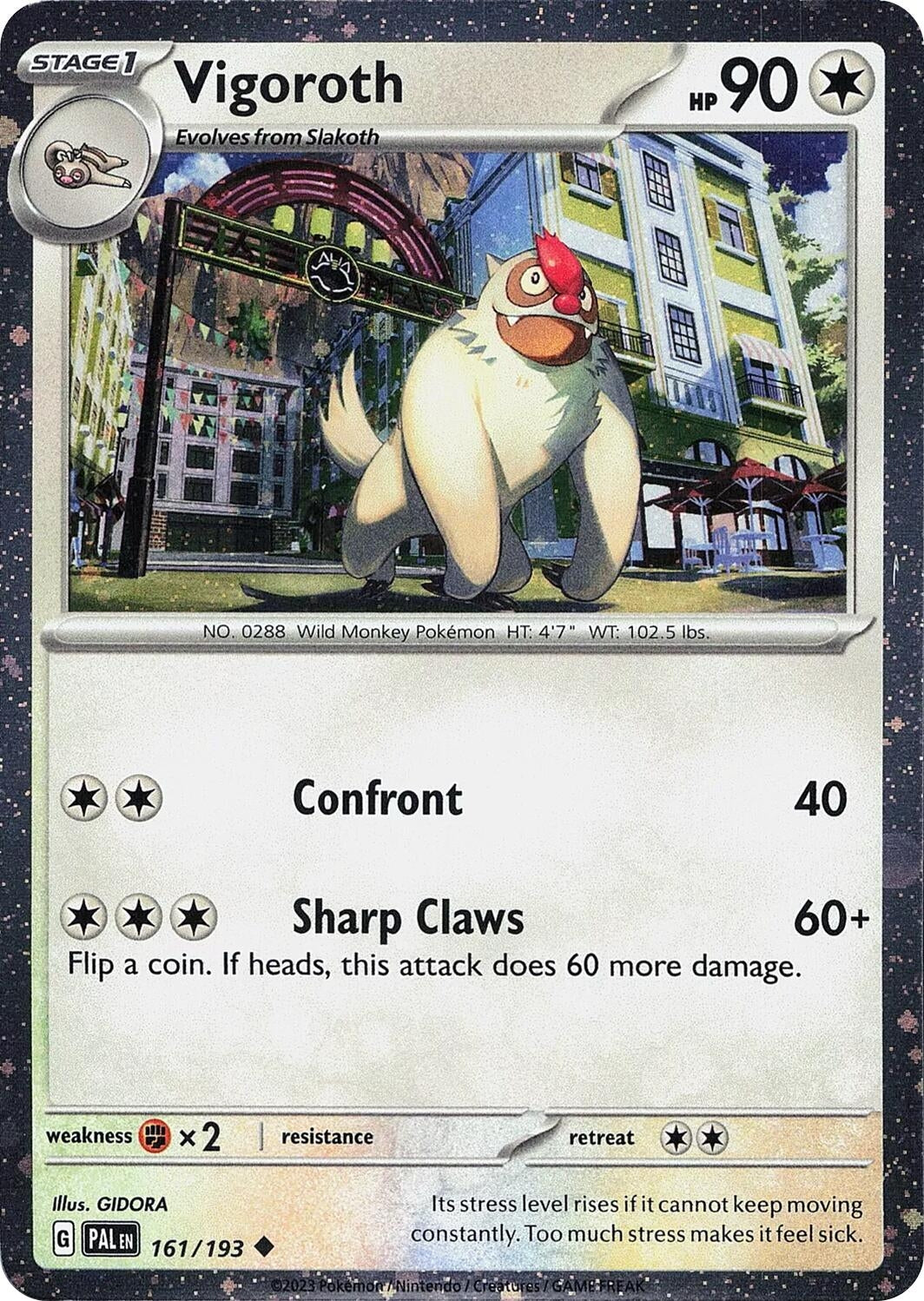 Vigoroth (Cosmos Holo) (161/193) (Miscellaneous Cards & Products)