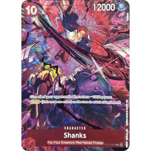 Shanks (004) (English Version 2nd Anniversary Set) (OP09-004) (One Piece Promotion Cards) - PokéBox Australia