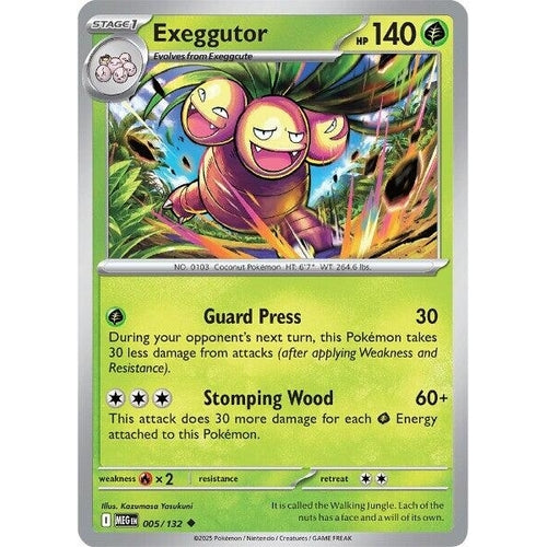 Exeggutor (005/132) (ME01: Mega Evolution) - PokéBox Australia