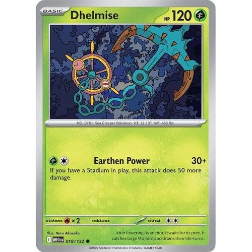 Dhelmise (018/132) (ME01: Mega Evolution) - PokéBox Australia