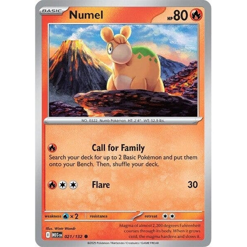 Numel (021/132) (ME01: Mega Evolution) - PokéBox Australia
