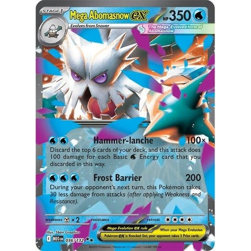 Mega Abomasnow ex (036/132) (ME01: Mega Evolution) - PokéBox Australia