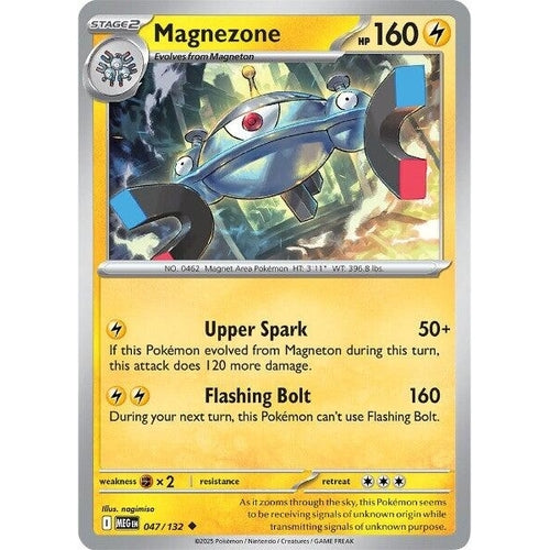 Magnezone (047/132) (ME01: Mega Evolution) - PokéBox Australia