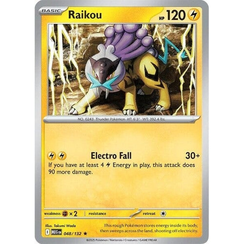Raikou (048/132) (ME01: Mega Evolution) - PokéBox Australia