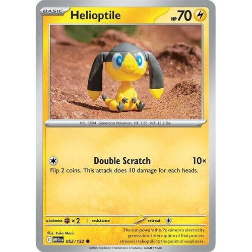 Helioptile (052/132) (ME01: Mega Evolution) - PokéBox Australia