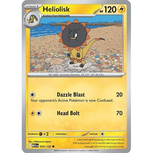 Heliolisk (053/132) (ME01: Mega Evolution) - PokéBox Australia