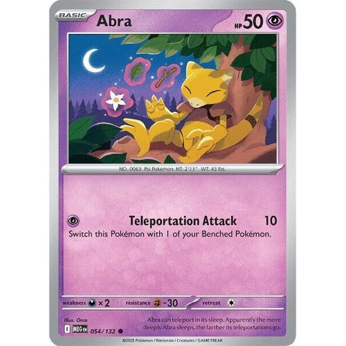 Abra (054/132) (ME01: Mega Evolution) - PokéBox Australia