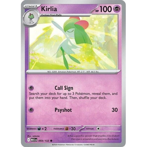 Kirlia (059/132) (ME01: Mega Evolution) - PokéBox Australia