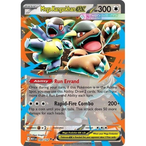 Mega Kangaskhan ex (104/132) (ME01: Mega Evolution) - PokéBox Australia