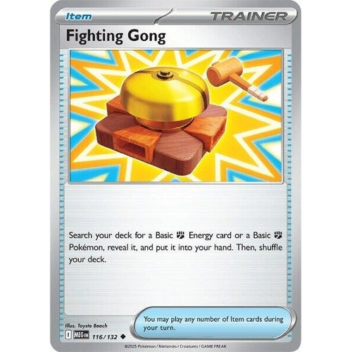 Fighting Gong (116/132) (ME01: Mega Evolution) - PokéBox Australia