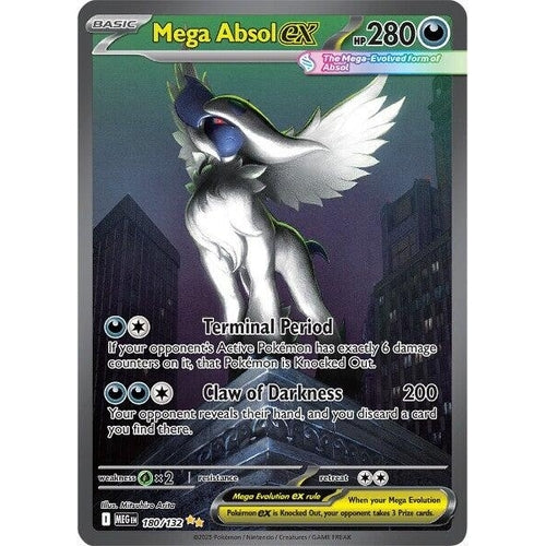 Mega Absol ex (180/132) (ME01: Mega Evolution) - PokéBox Australia