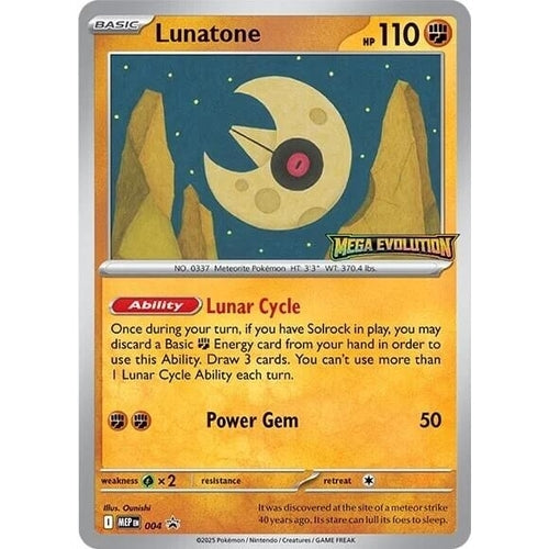 Image for Lunatone - 004 (004) (ME: Mega Evolution Promo) - Pokemon