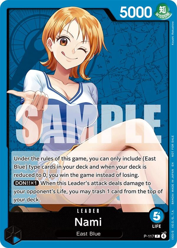 Nami - P-117 (P-117) (One Piece Promotion Cards)