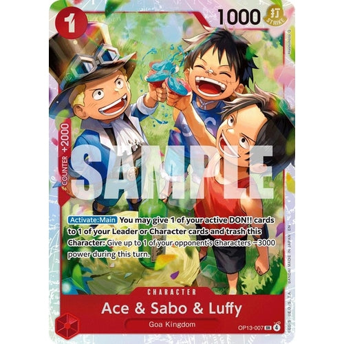 One Piece Card Game OP-13 Carrying On His Will – Single Cards
