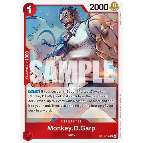 Monkey.D.Garp (OP13-016) (Carrying On His Will) - PokéBox Australia