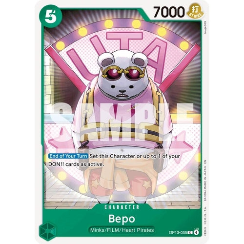Bepo (OP13-035) (Carrying On His Will) - PokéBox Australia