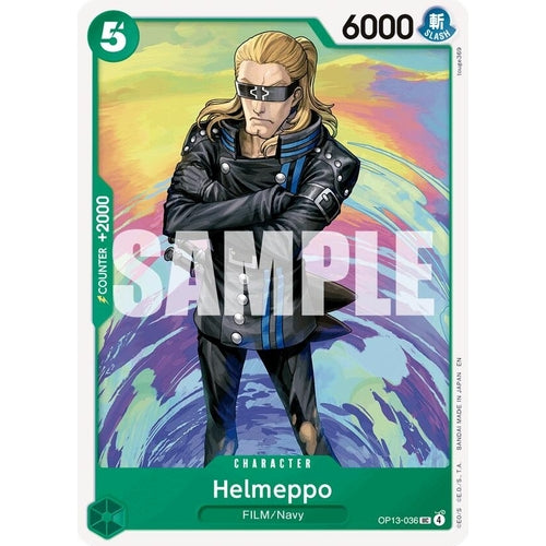 Helmeppo (OP13-036) (Carrying On His Will) - PokéBox Australia