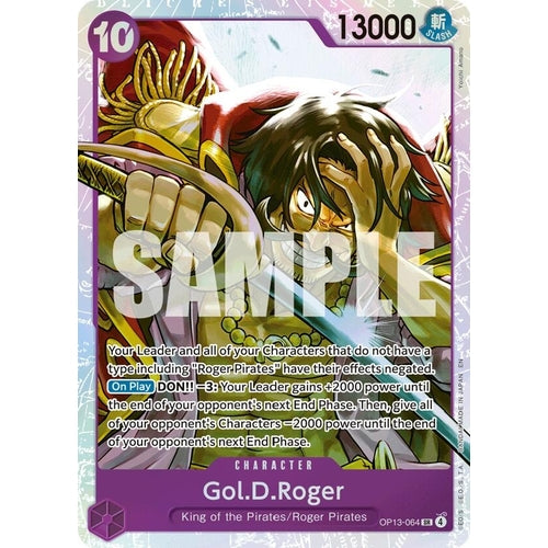 Gol.D.Roger (064) (OP13-064) (Carrying On His Will) - PokéBox Australia
