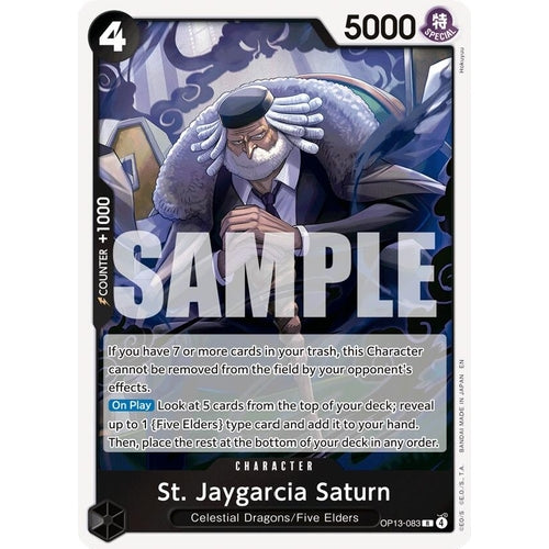 St. Jaygarcia Saturn (OP13-083) (Carrying On His Will) - PokéBox Australia