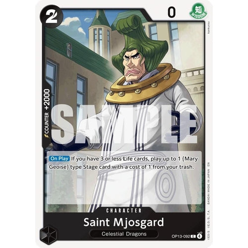 Saint Mjosgard (OP13-092) (Carrying On His Will) - PokéBox Australia
