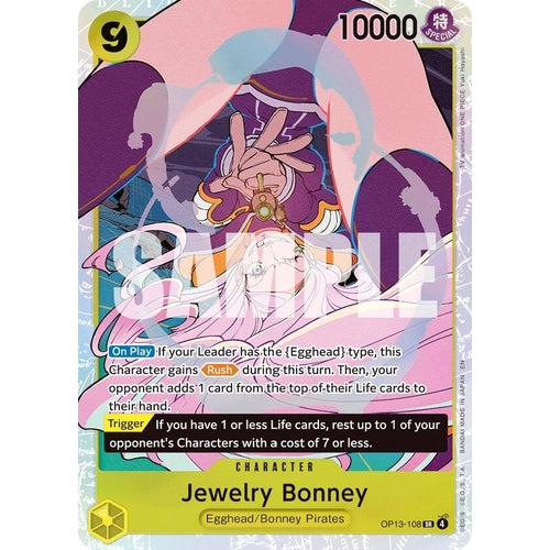 Jewelry Bonney (108) (OP13-108) (Carrying On His Will) - PokéBox Australia