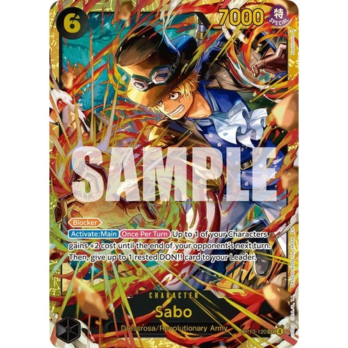 Sabo (SEC) (OP13-120) (Carrying On His Will) - PokéBox Australia