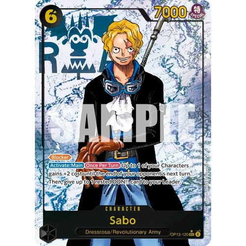 Sabo (120) (Parallel) (OP13-120) (Carrying On His Will) - PokéBox Australia