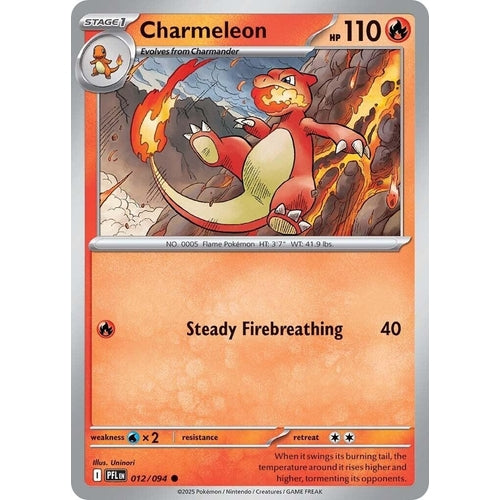 Charmeleon (012/094) (ME02: Phantasmal Flames) - PokéBox Australia