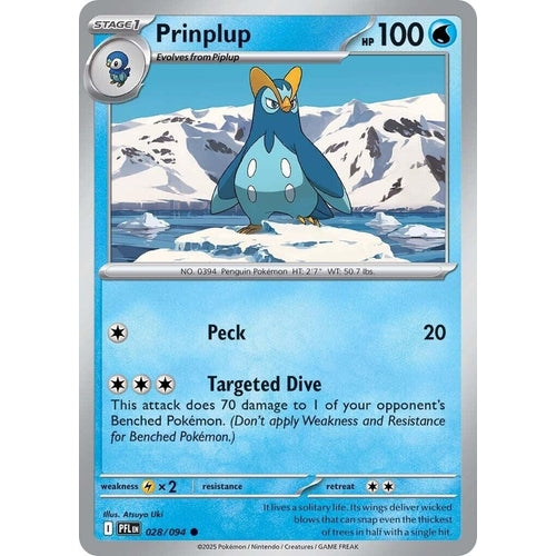 Prinplup (028/094) (ME02: Phantasmal Flames) - PokéBox Australia