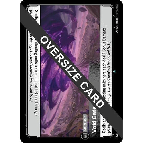 Image for Void Gate (Oversized) (296/298) (Origins: Proving Grounds) - Riftbound: League of Legends Trading Card Game