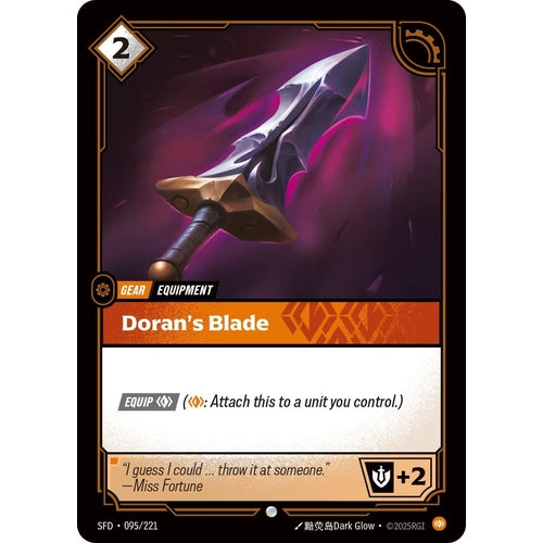 Image for Doran's Blade (095/221) (Spiritforged) - Riftbound: League of Legends Trading Card Game