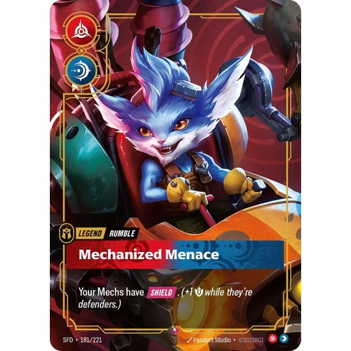Image for Rumble - Mechanized Menace (181/221) (Spiritforged) - Riftbound: League of Legends Trading Card Game