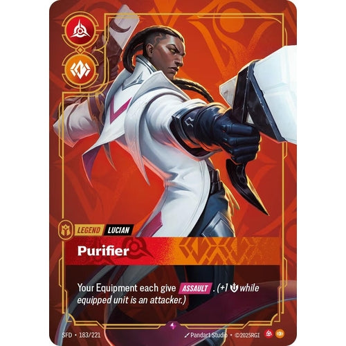 Image for Lucian - Purifier (183/221) (Spiritforged) - Riftbound: League of Legends Trading Card Game