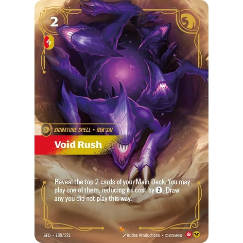 Image for Void Rush (188/221) (Spiritforged) - Riftbound: League of Legends Trading Card Game