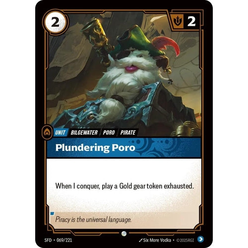 Image for Plundering Poro (069/221) (Spiritforged) - Riftbound: League of Legends Trading Card Game