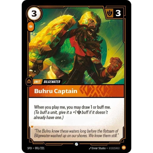 Image for Buhru Captain (091/221) (Spiritforged) - Riftbound: League of Legends Trading Card Game