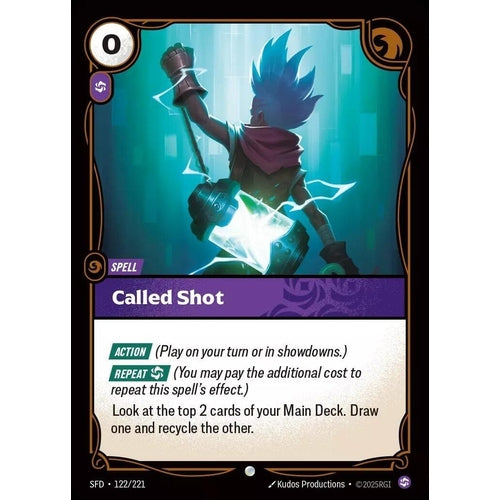 Image for Called Shot (122/221) (Spiritforged) - Riftbound: League of Legends Trading Card Game